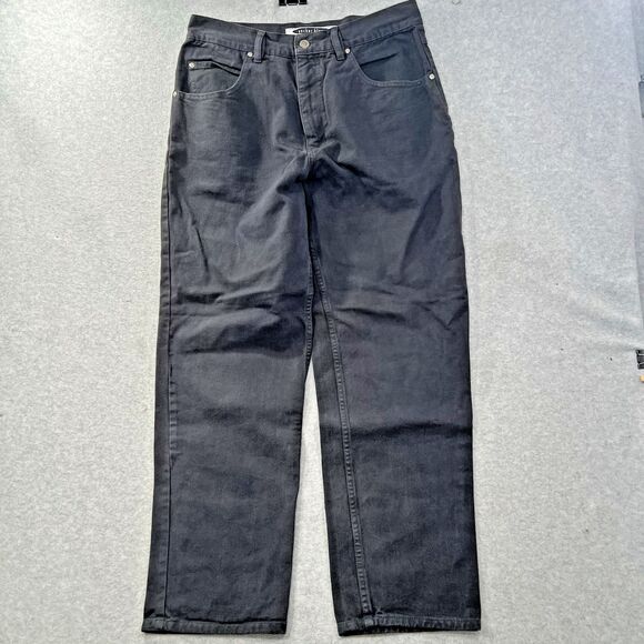 Vintage Anchor Blue Jeans Mens Loose skater Gray Jeans 33x30 fits 32x30* - Picture 1 of 16